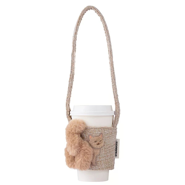 Cup Bag Starbucks Golden Cat Tail Convenient Single | Jinsheng Bless New Year Gift | Tas Minuman Cup