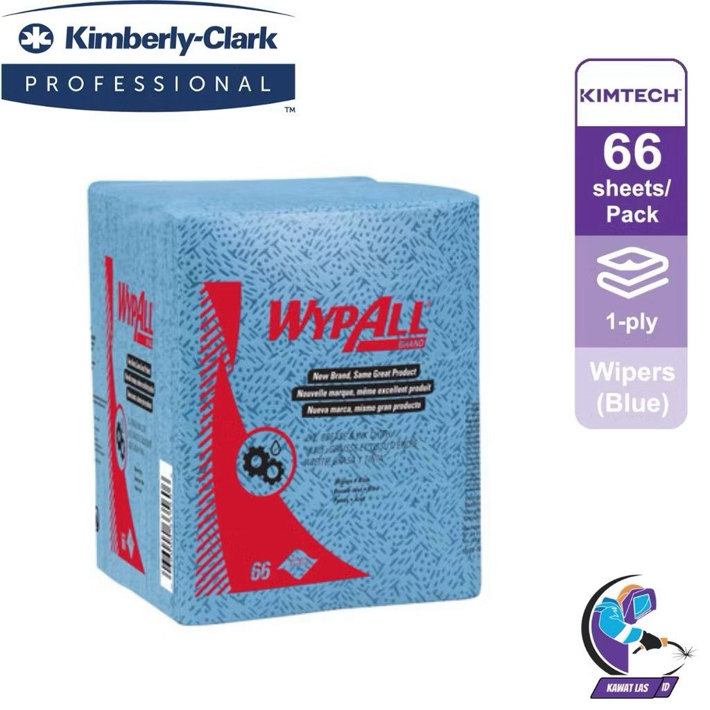 Wypall Tisu Kimtech Blue Kimtex Prep* 33560A Kimtex Wipes Harga 1 Pack 66 Lembar