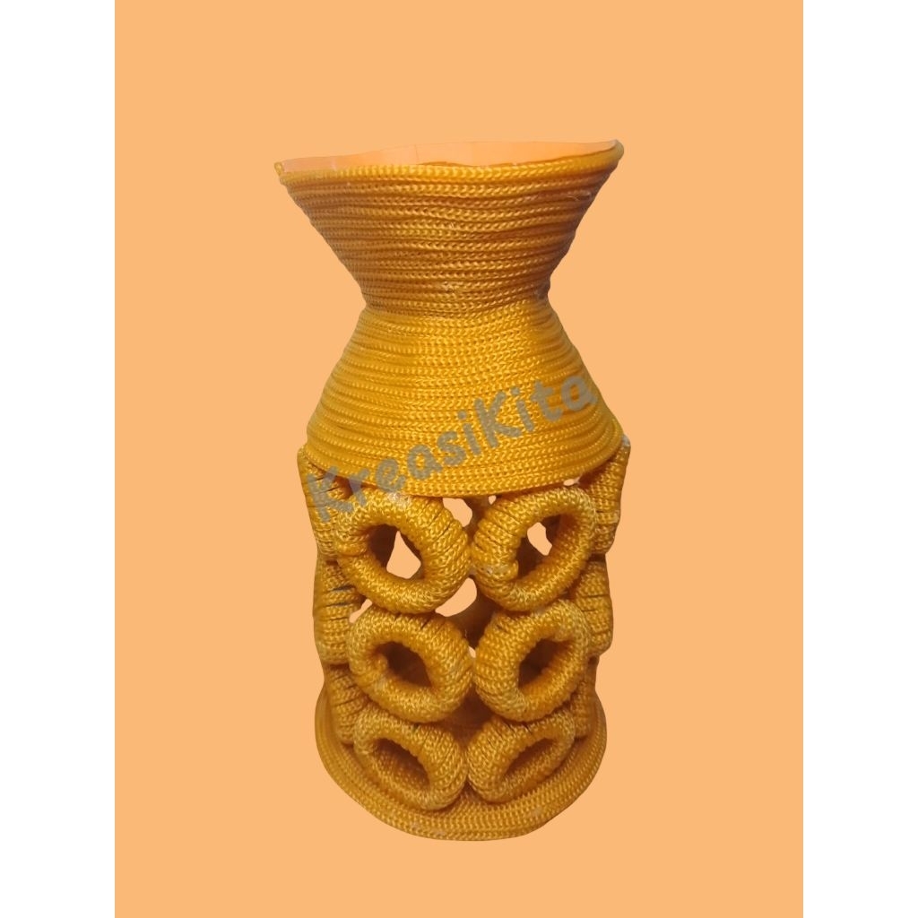 Prakarya vas bunga botol bekas