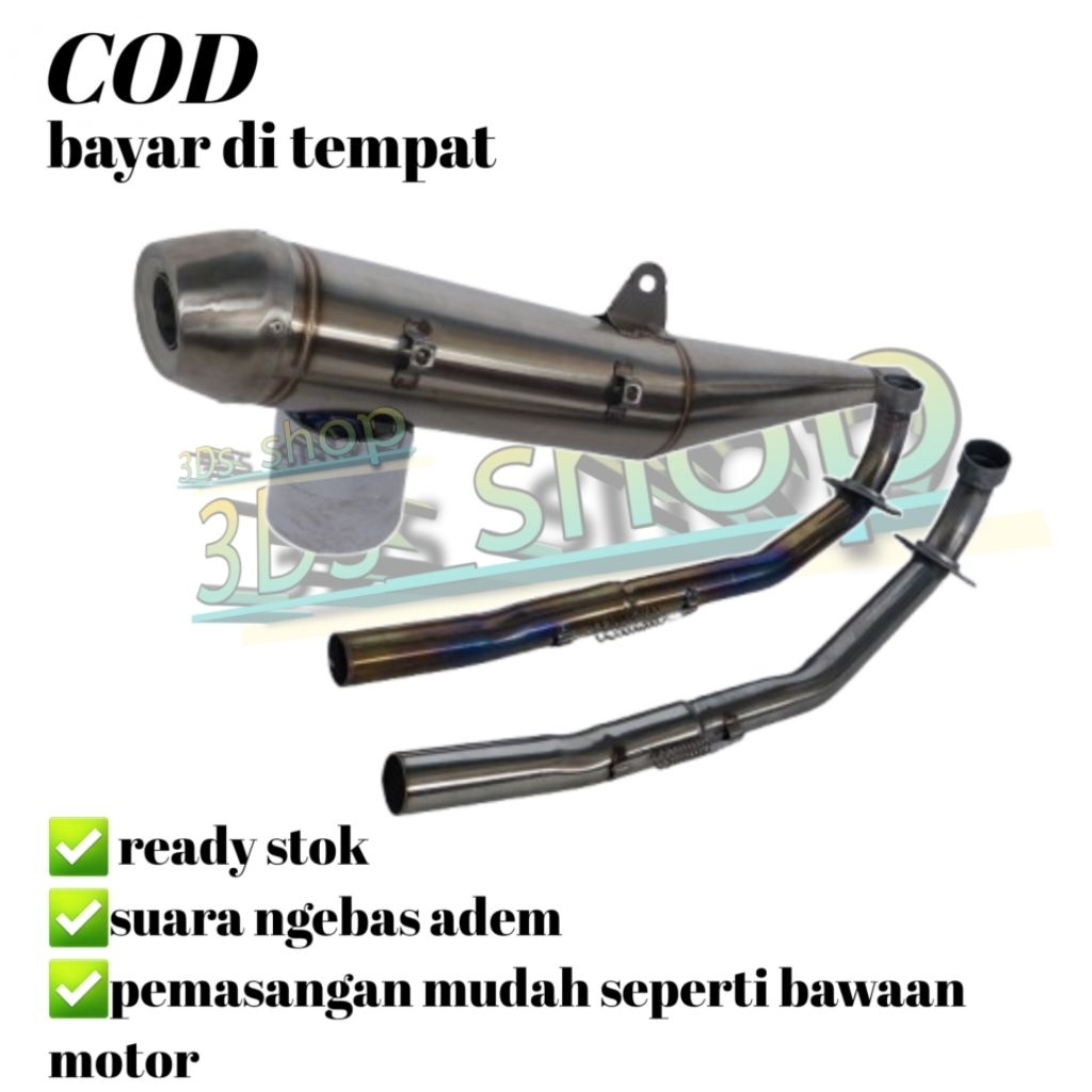 KNALPOT STANDAR RACING TSUKIGI ASTREA GRAND C70 SUPRA X 125 2004-2007 SUPRA X 125 2008-2011 SUPRA X 