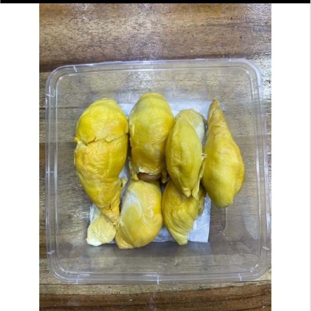 buah durian fresh kupas bawor durian asli bawor -+550g