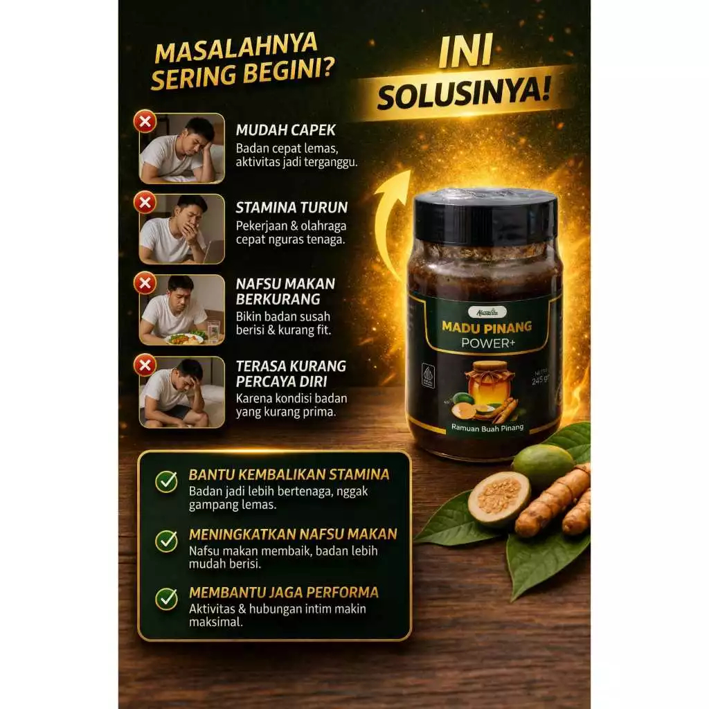 Madu Pinang Power Ramuan Buah Pinang Muda Untuk Pria Kuat Perkasa Original