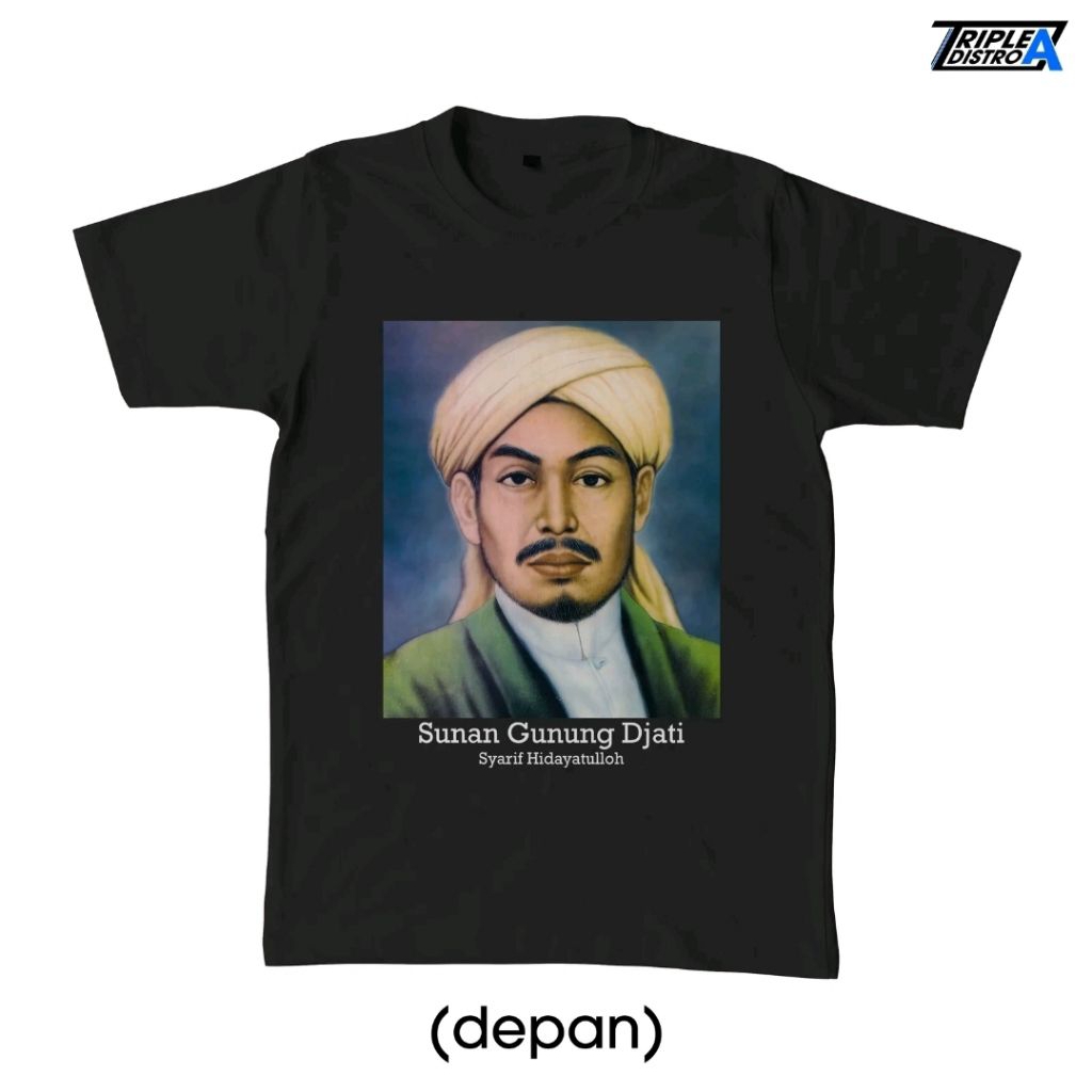 KAOS SUNAN GUNUNG JATI SYARIF HIDAYATULLOH MOTIF LUKISAN