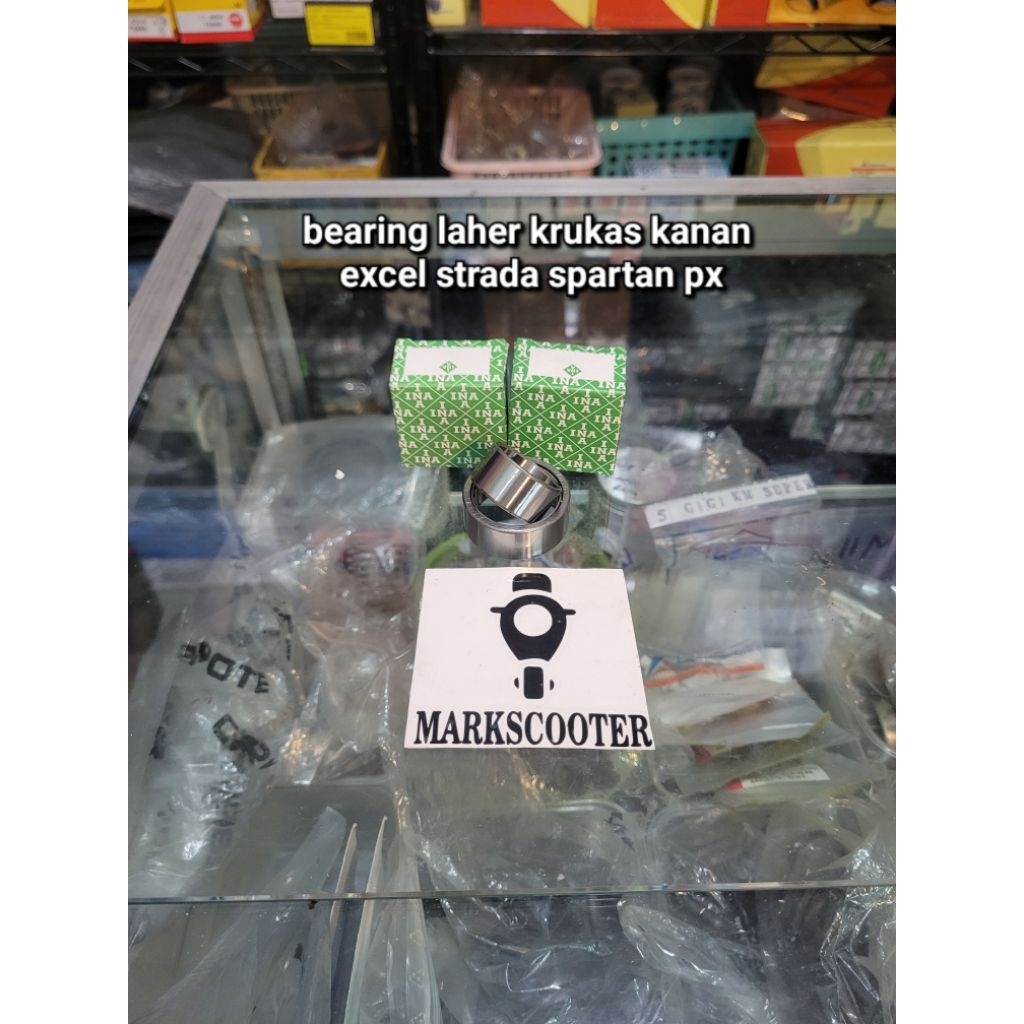 bearing laher kruk as kanan vespa excel exclusive spartan strada px ps