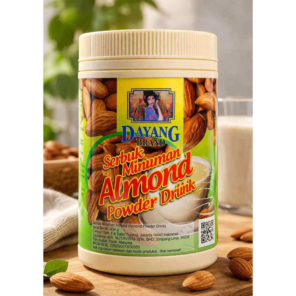 Dayang Almond Drink Powder 454 Gram - Serbuk Minuman Almond