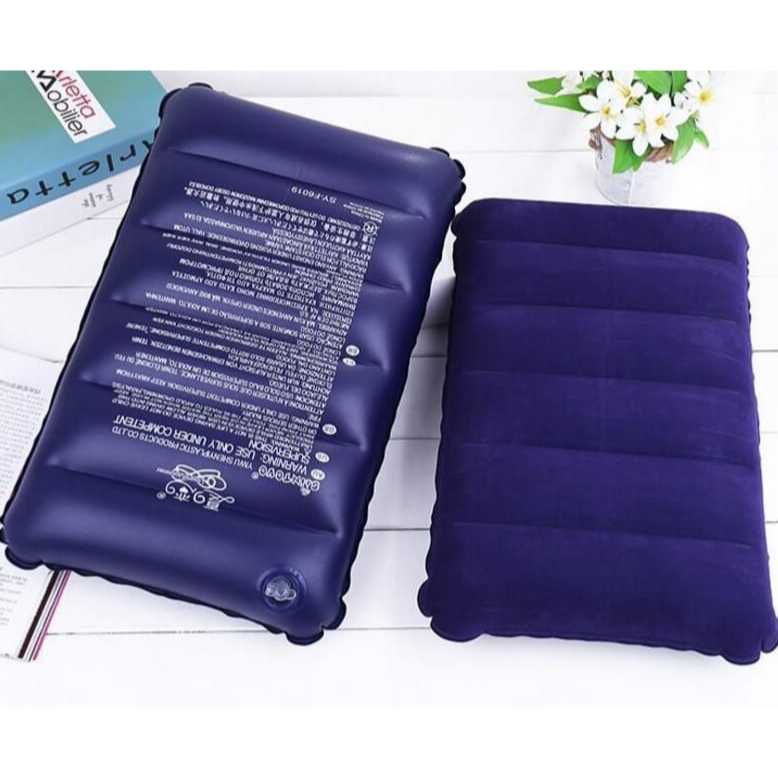 Little Tata - BANTAL ANGIN TIUP PVC BLUDRU BESAR WARNA BIRU BANTAL SISIR
