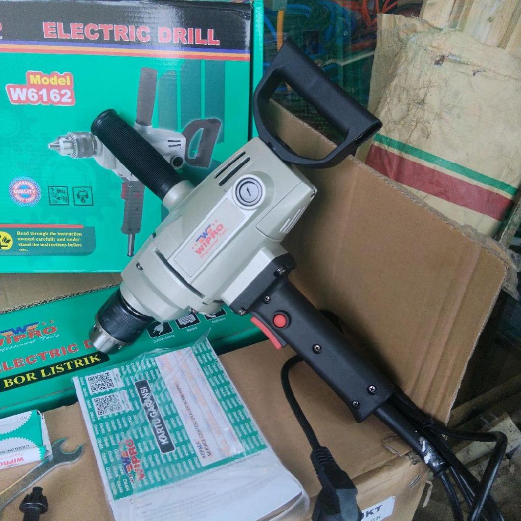 Promo Mesin Bor 16mm Bor Pesawat Bor kapal Bor Dragon W6162 WIPRO