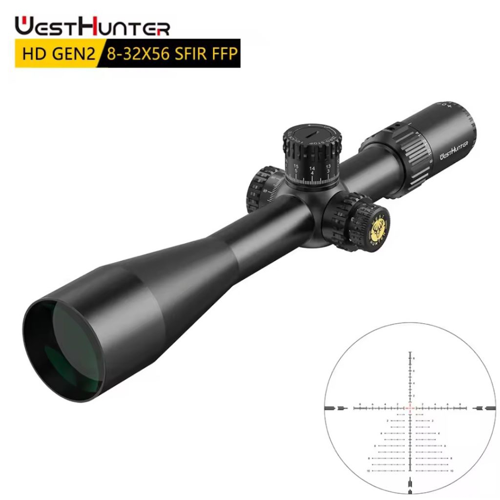 TELESKOP WESTHUNTER HD GEN2 8-32X56 SFIR FFP ZERO STOP