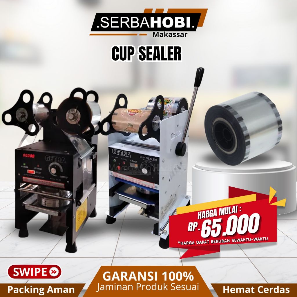 Cup Sealer Manual Otomatis / Mesin Press Gelas / Alat Press Gelas / Sealing Machine