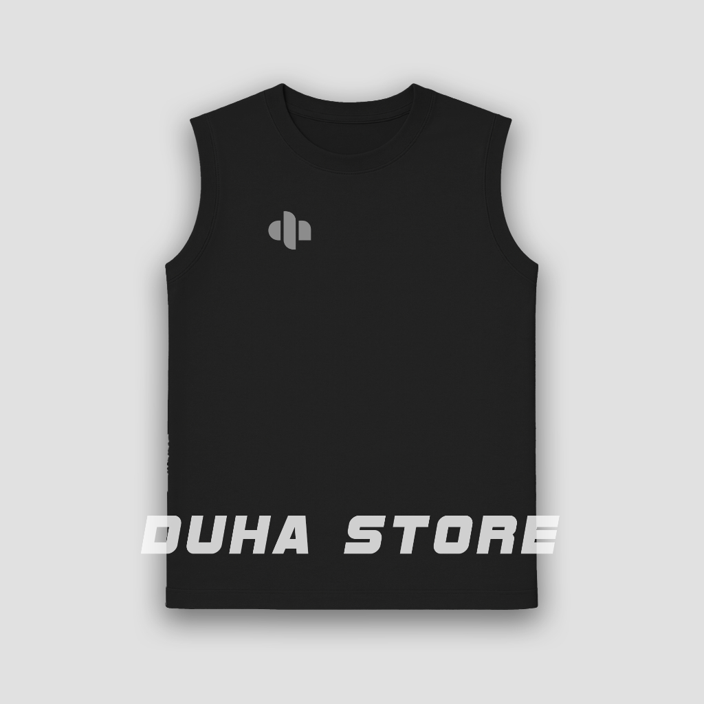 Jersey Singlet Sport Running Gym Duha Sportwear Pria Wanita
