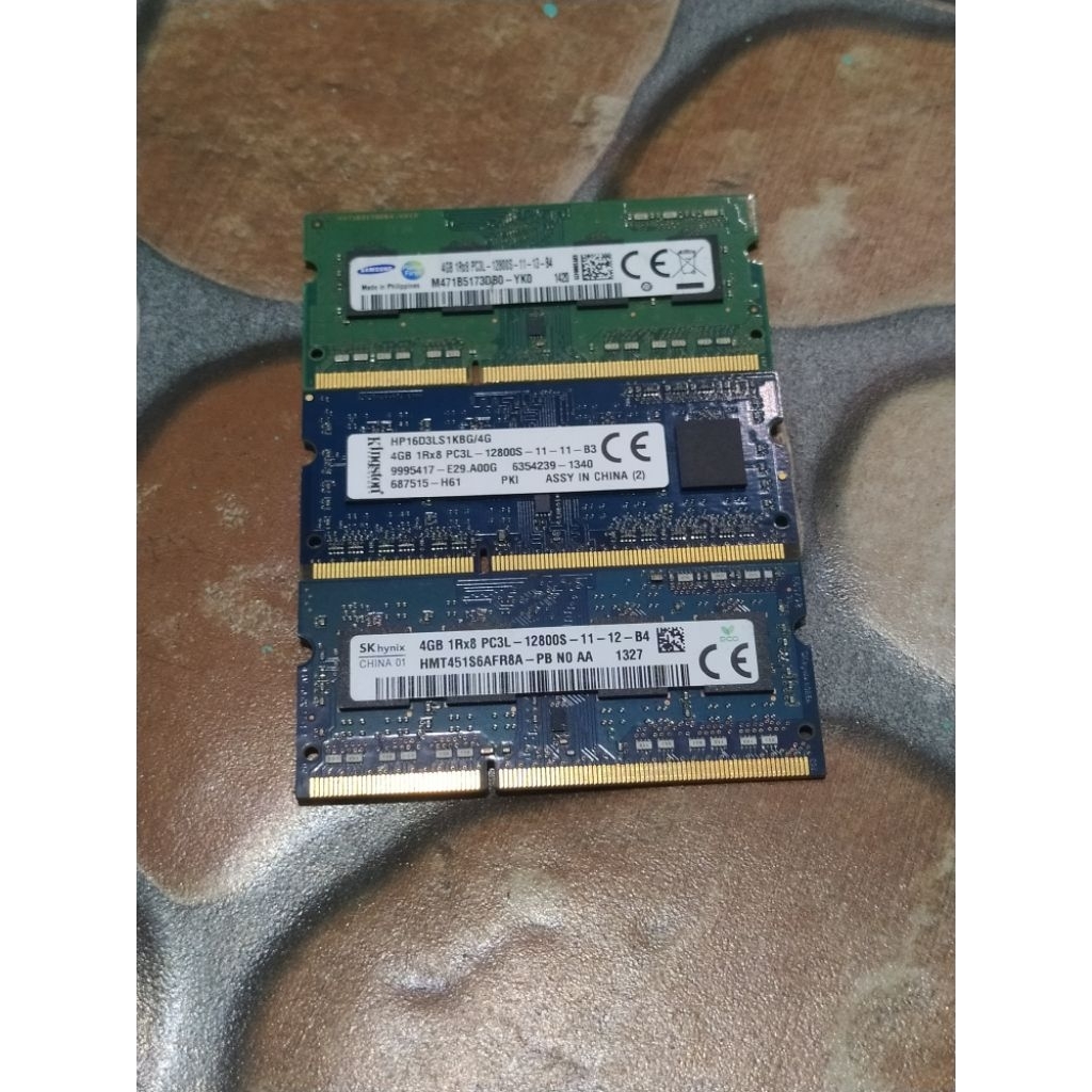 Ram Laptop Ddr 3 4 GB PC3L 12800S