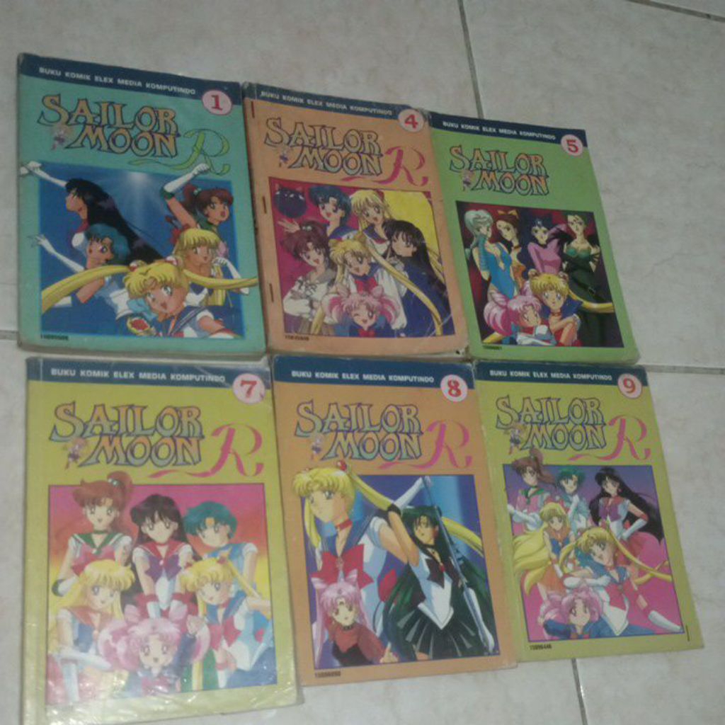 KOMIK SAILOR MOON R 1,4,5,7,8,9 set