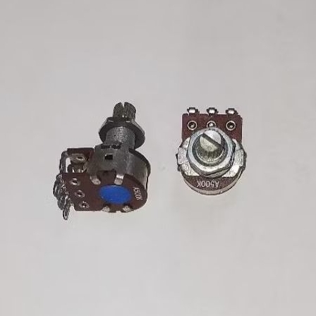 Potensio Variable Resistor AC500K Model RV1609 18SL Potensiometer Electric Bass Guitar Part