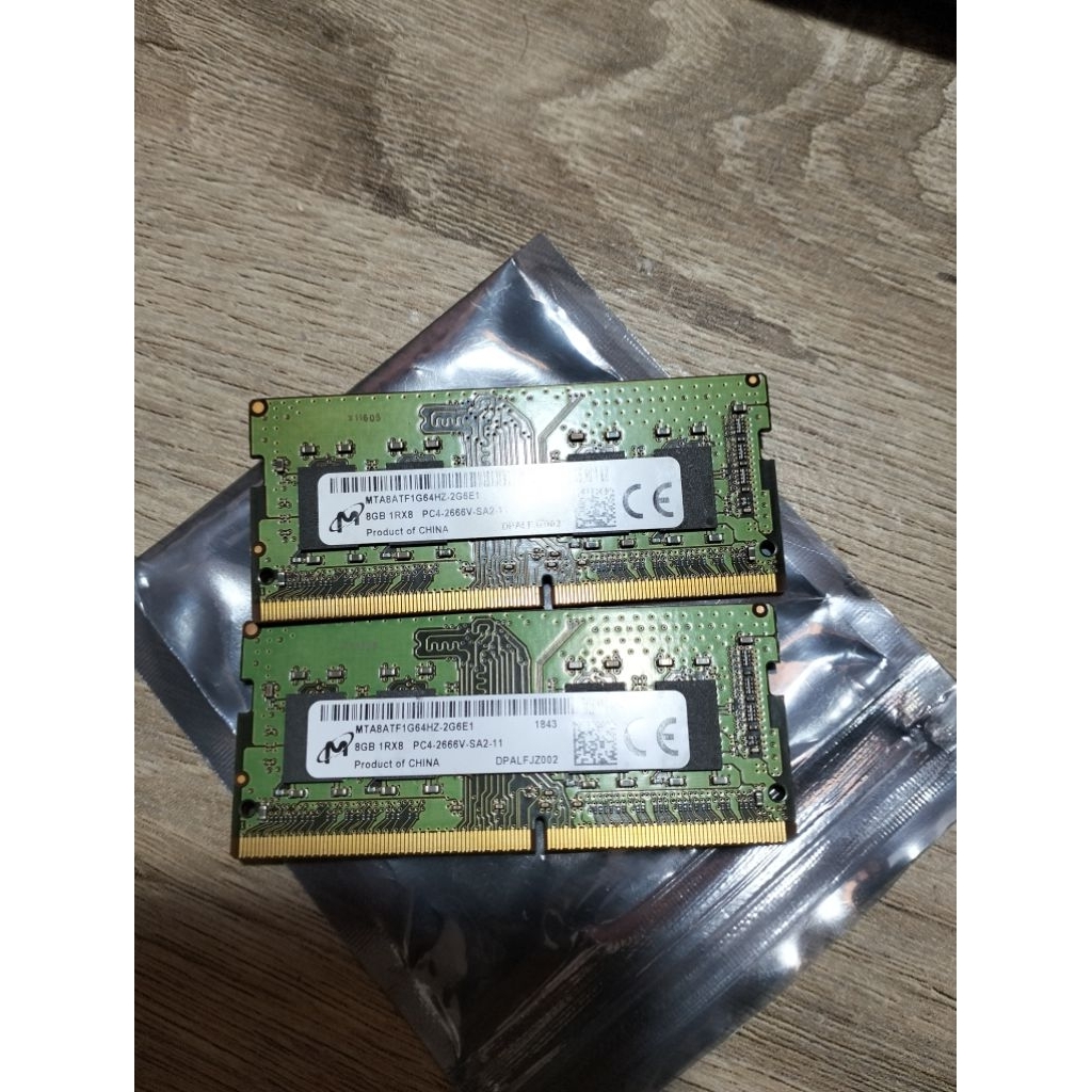 ram soddim Micron DDR 4 8x2 2666mhz