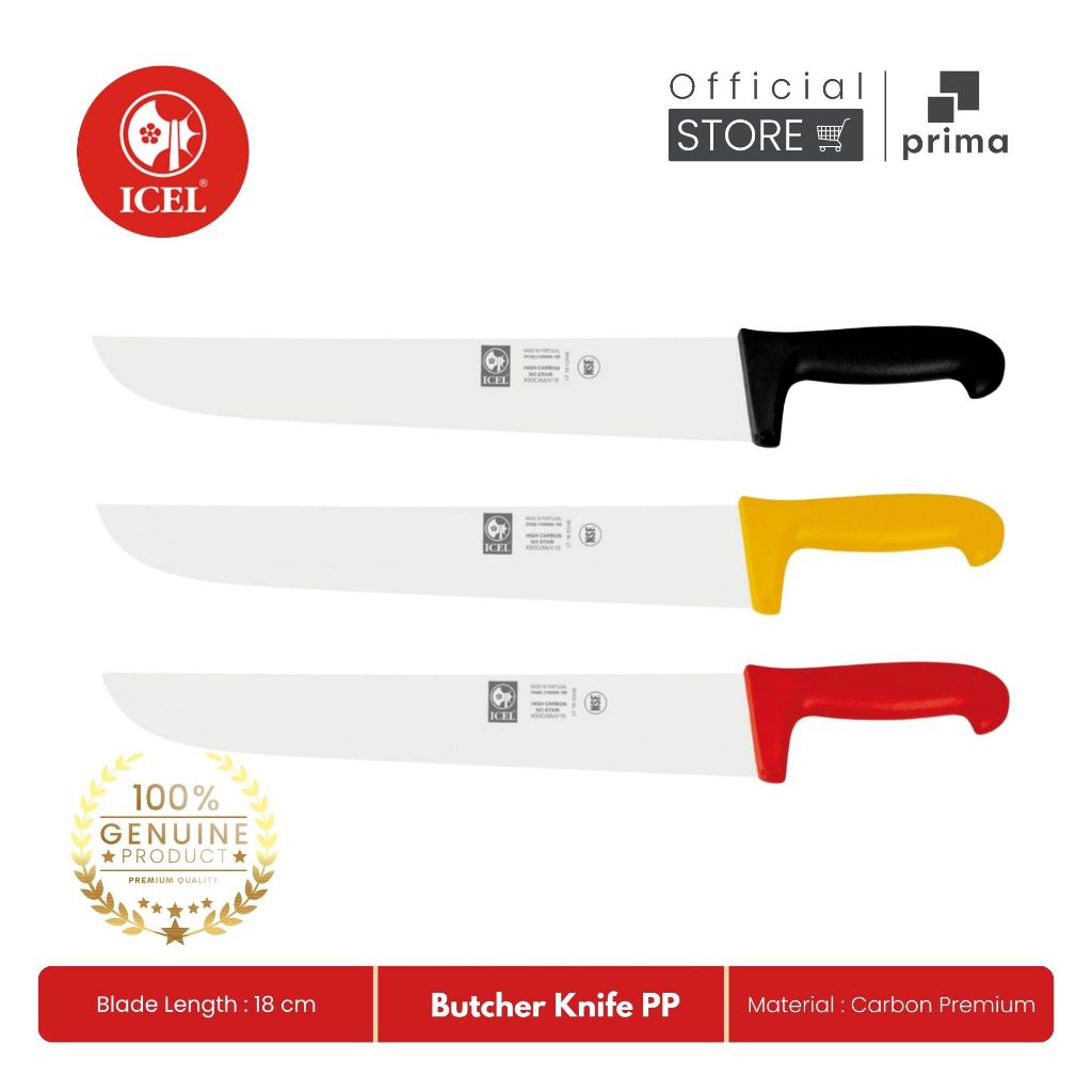 Butcher Knife 18 cm PP | Pisau Sembelih ICEL