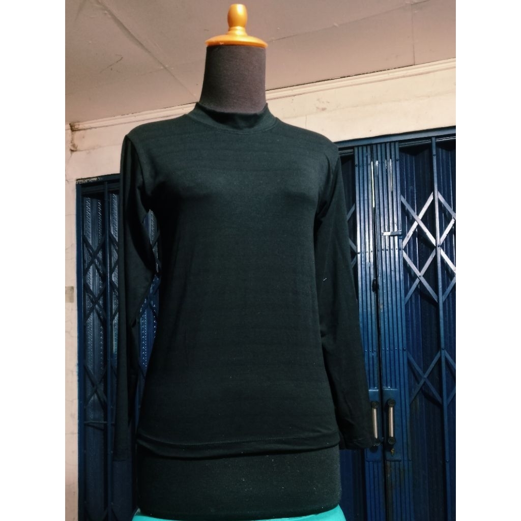 SIZE XL kaos manset lengan panjang rayon spandek/kaos daleman wanita