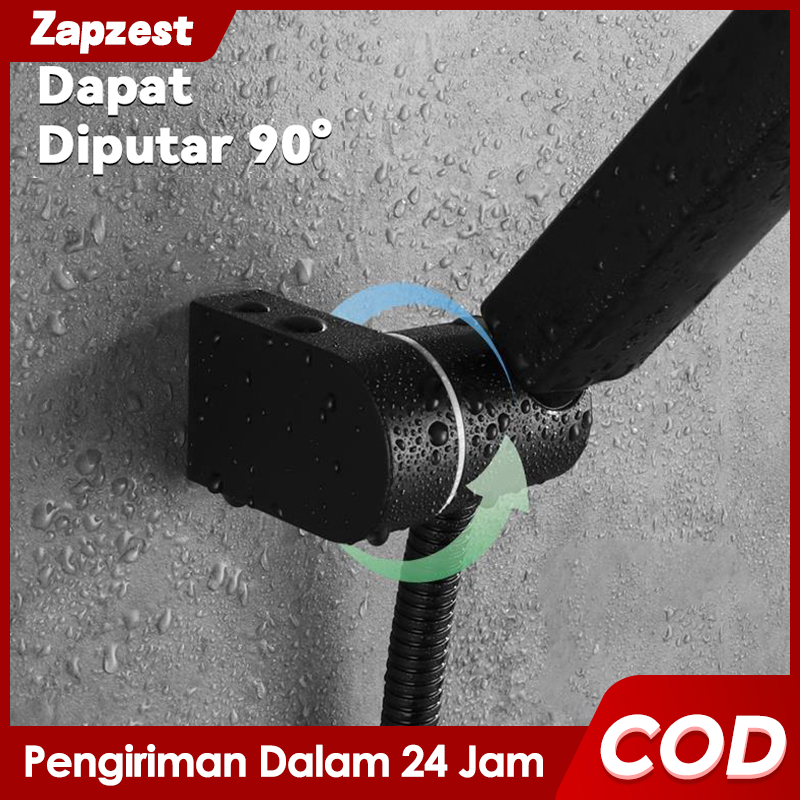Holder Shower ABS Rotating 360° - Gantungan Handshower Adjustable, Dudukan Tatakan Bisa Diatur 2 War