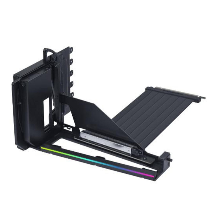 LIAN LI VG4-5-V4X BLACK - ARGB Lighting - 4 Slots Vertical GPU Kit with PCI-E RISER Gen 5.0 200mm
