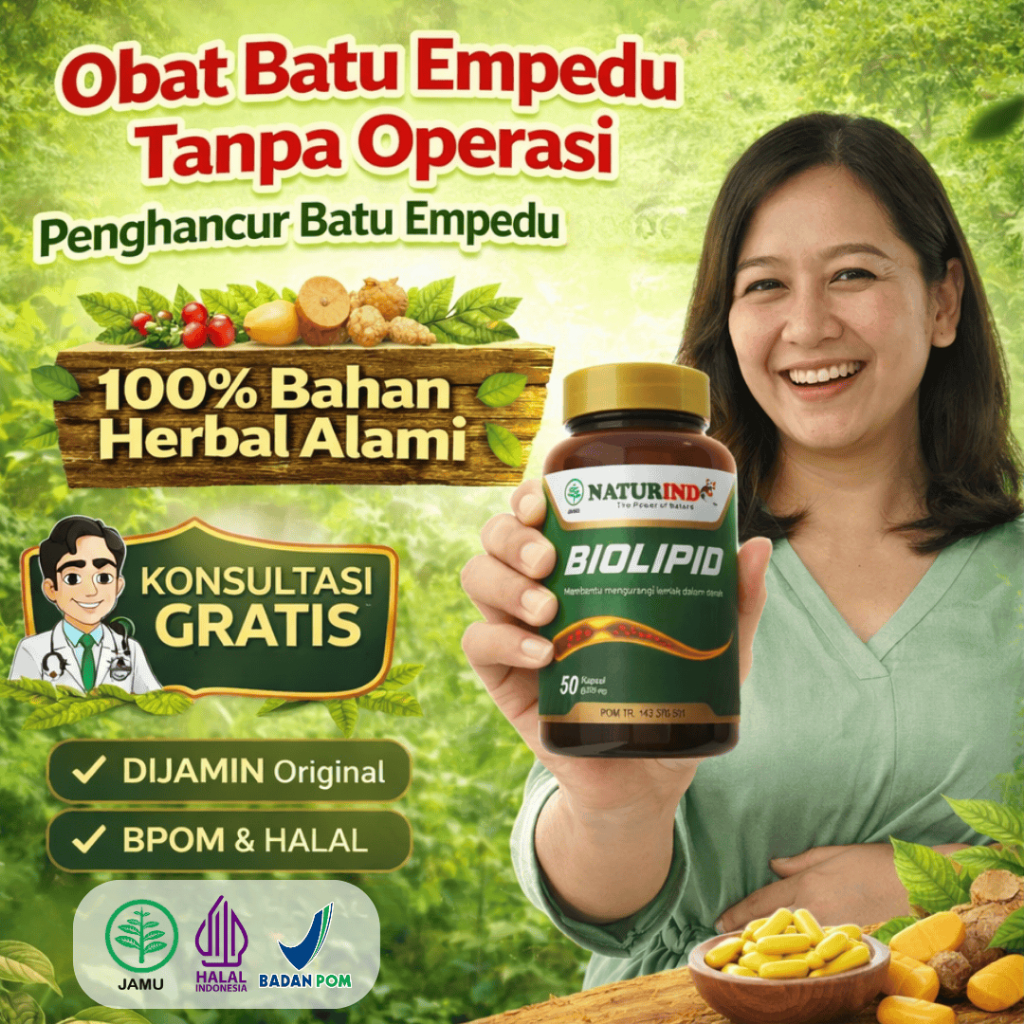 Obat Batu Empedu Tanpa Operasi Penghancur Batu Empedu Ampuh Biolipid Naturindo
