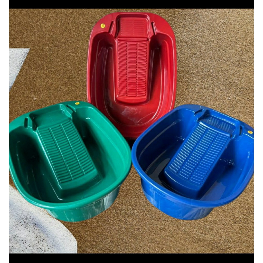 [ GC ]Baskom Cuci Gilasan/Papan Bilas/Bak Gilasan Cuci Baju