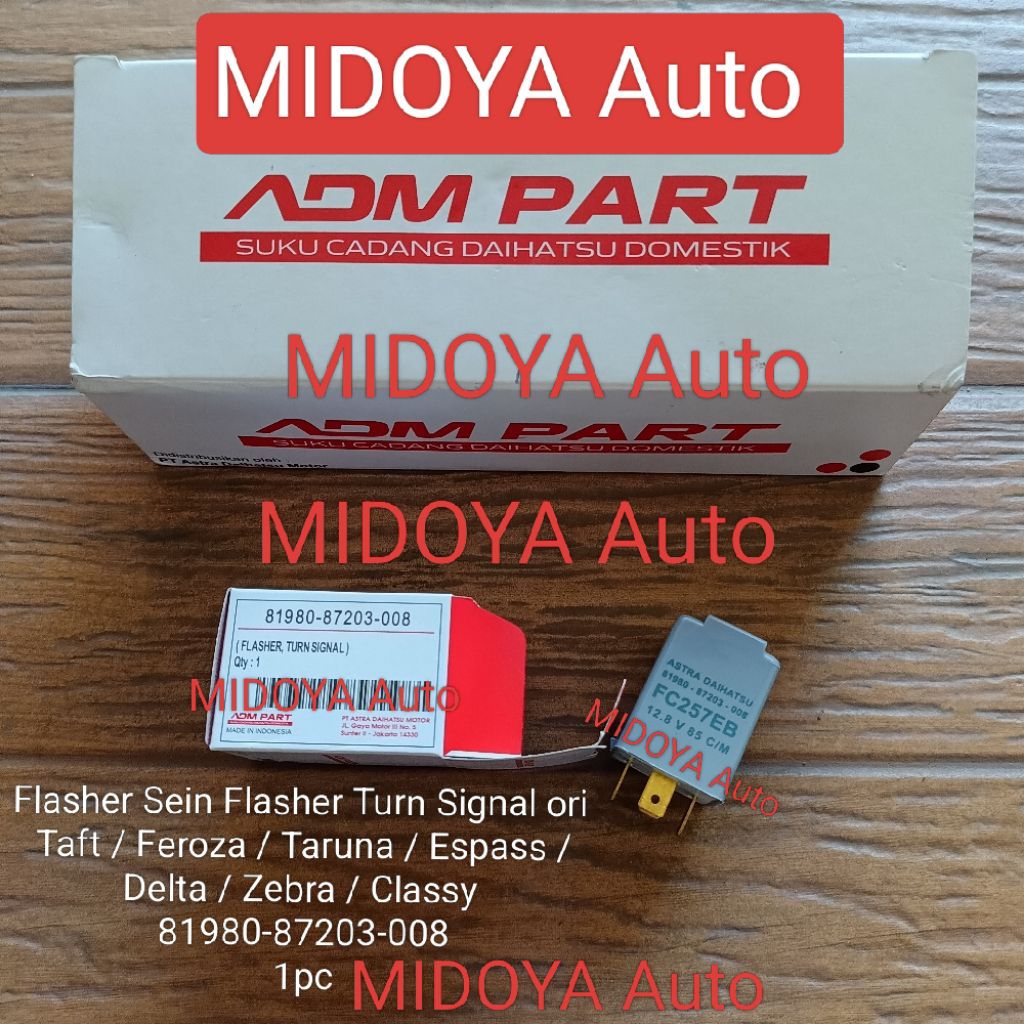 Flasher Sein / Turn Signal Taft Feroza Taruna Espass Delta Zebra Classy ori 81980-87203-008