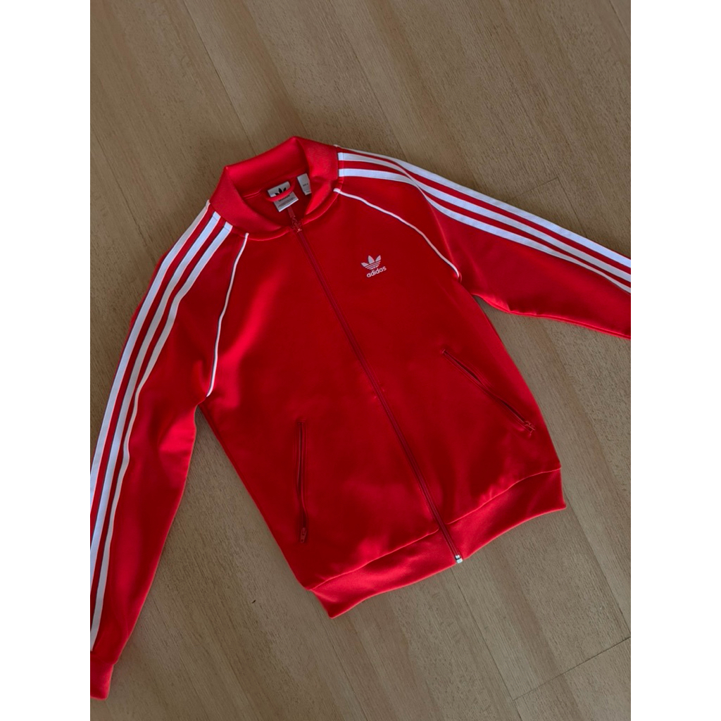 preloved adidas red/merah set/tracksuit/jacket/celana olahraga