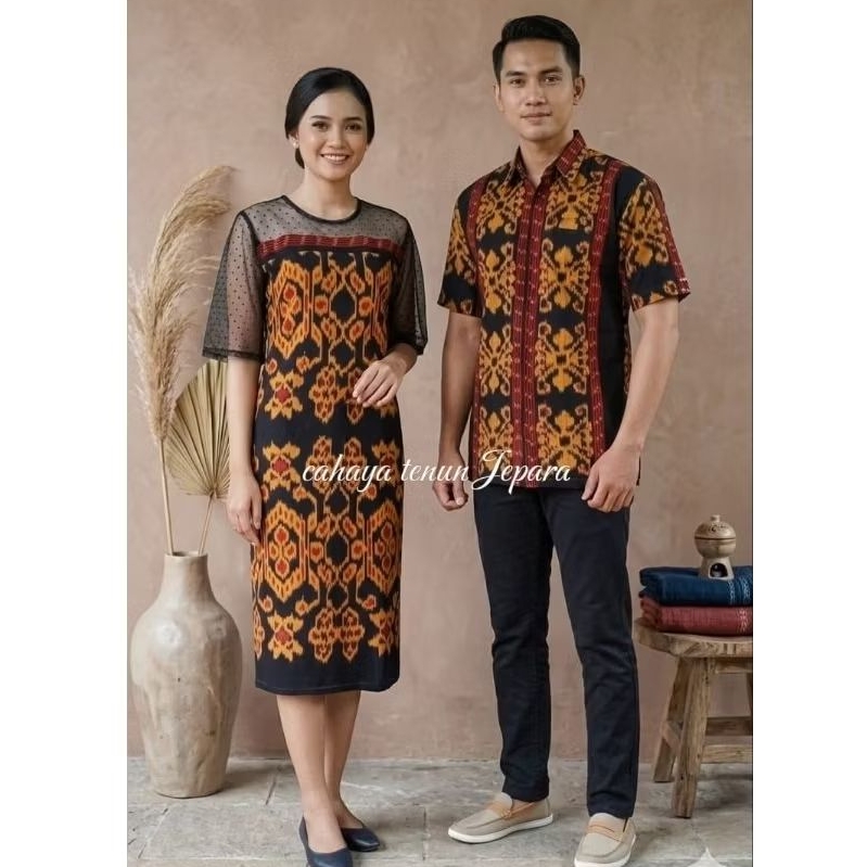 couple pasangan kain tenun Jepara CAHAYA TENUN JEPARA