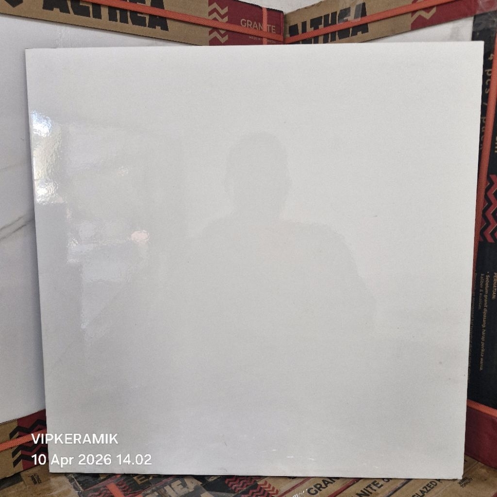 KERAMIK LANTAI/DINDING PUTIH POLOS CUTTING UNO FALCON WHITE 50X50 KW1