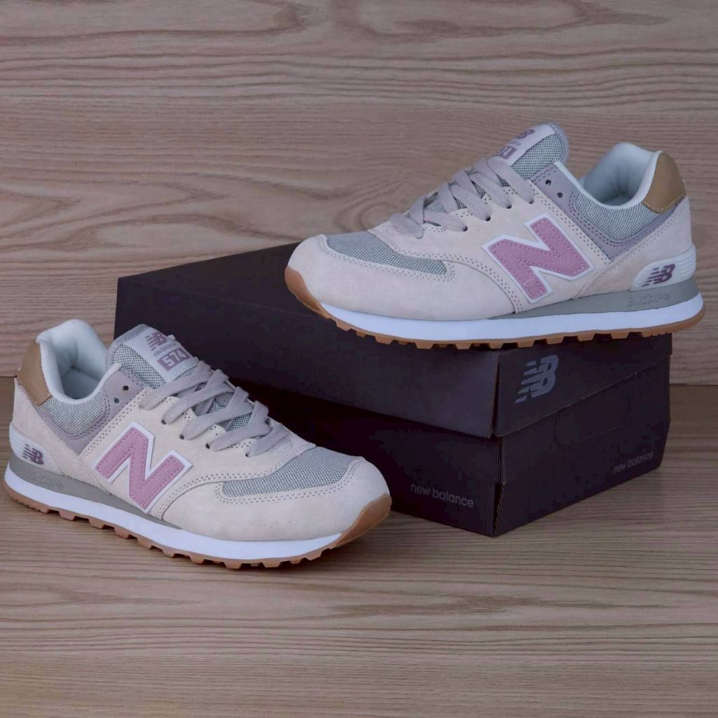 Sepatu Wanita 574 Beige Pink