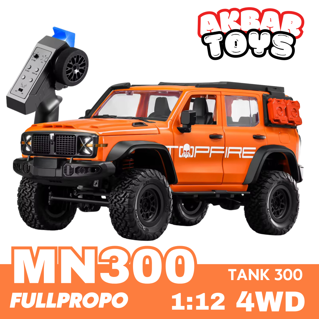 MN300 Mobil RC Remote Control Offroad Tank 300 Full Propo 4WD 2.4Ghz 1:12