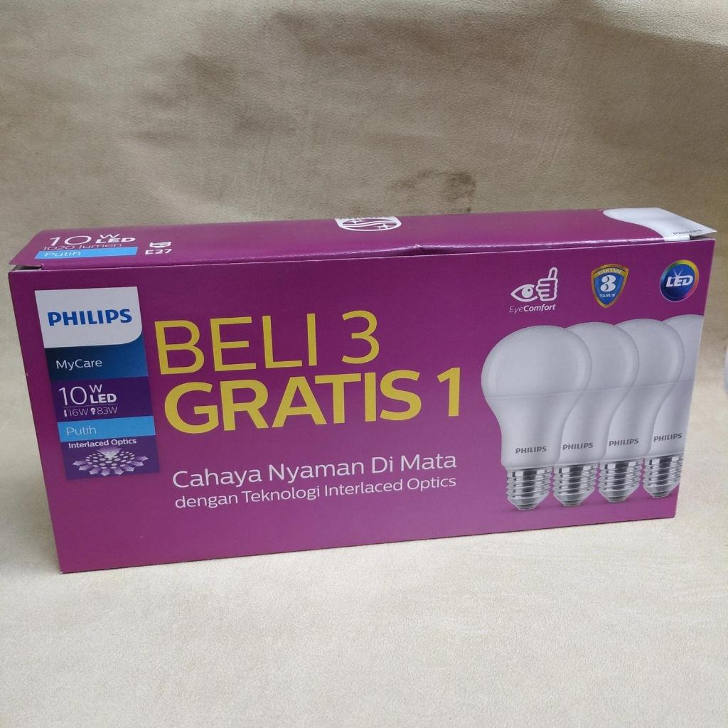 Lampu Philips LED Bulb 10 watt (paket)