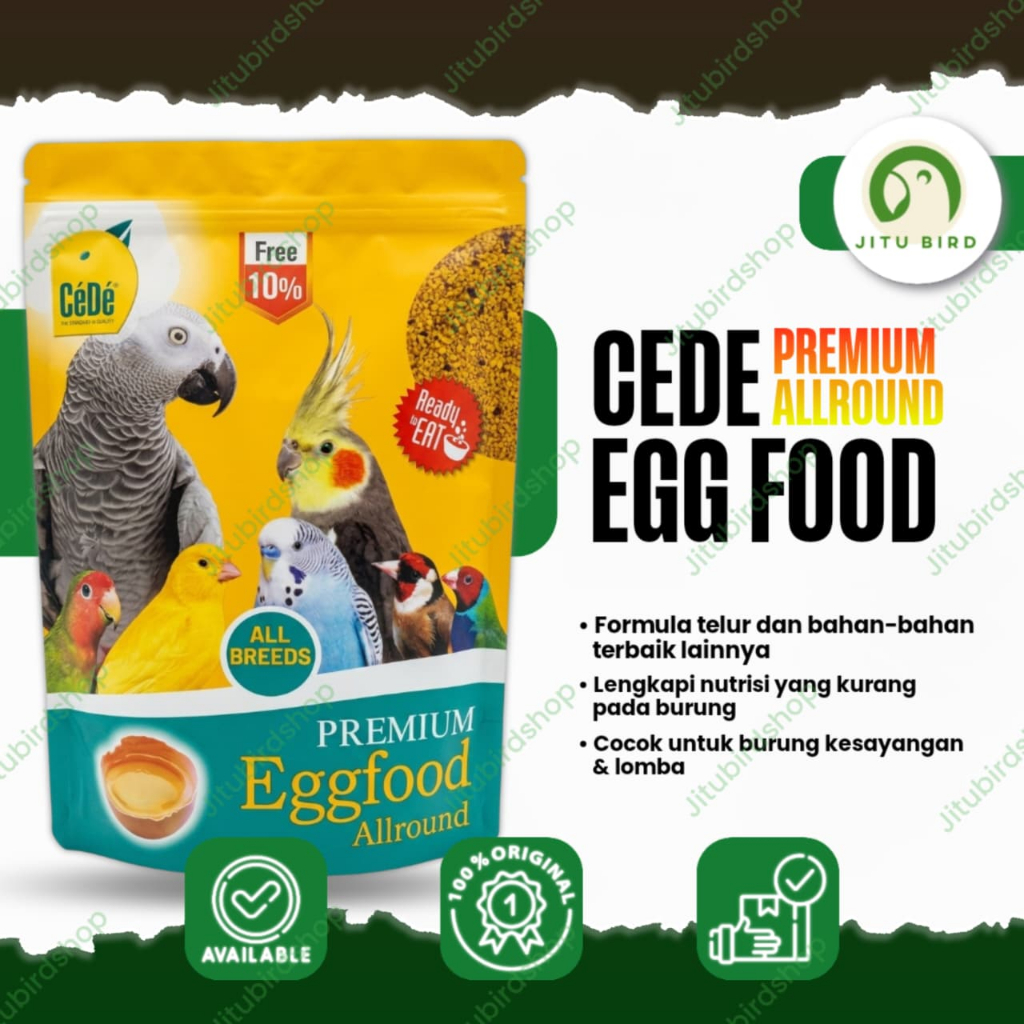 CEDE PREMIUM EGGFOOD ALLROUND 200GR+25GR CEDE EGGFOOD ALL BIRD