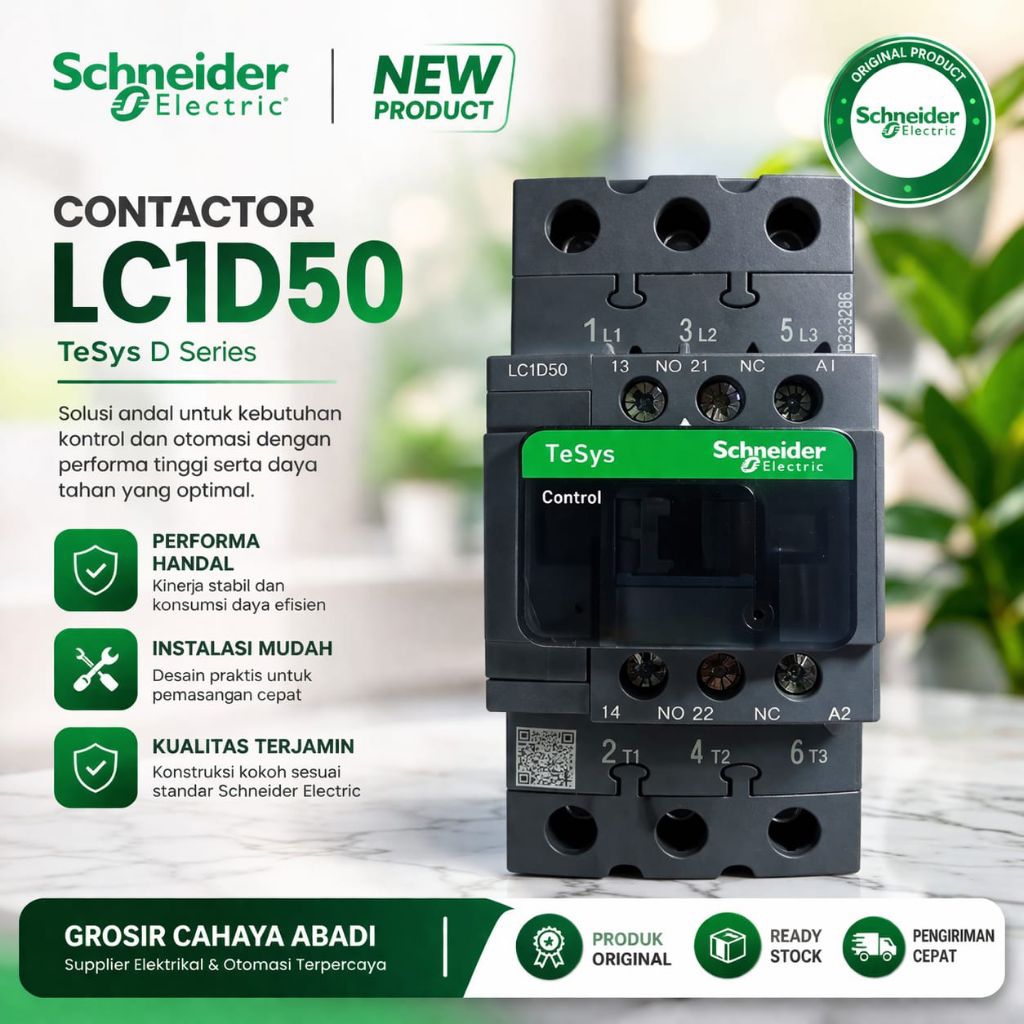 contactor schneider 80a lc1d50aq7 380vac 3phase kontaktor Schneider lc1d50q7 kontaktor Schneider 80a