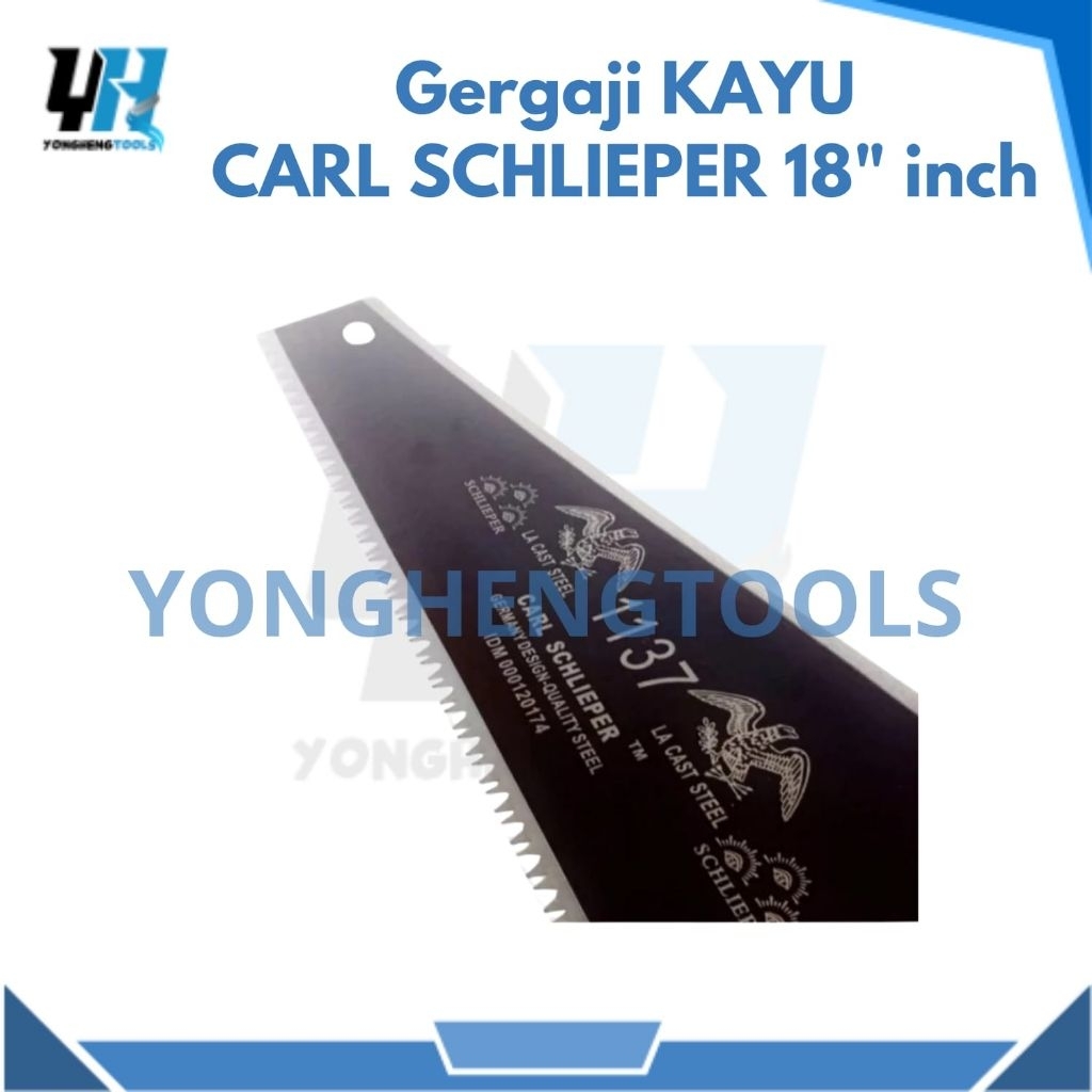 GERGAJI KAYU CAP MATA ORIGINAL CARL SCHLIEPER 18 INCH GRAJI KAYU TAJAM