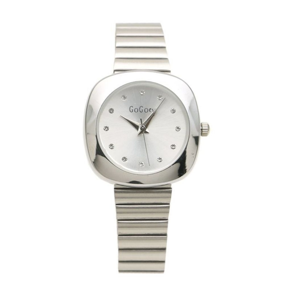 Gogoey Jam Tangan Wanita Anti Air Original Branded Cewek Anti Air Kuarsa Stainless Steel Rantai Terb