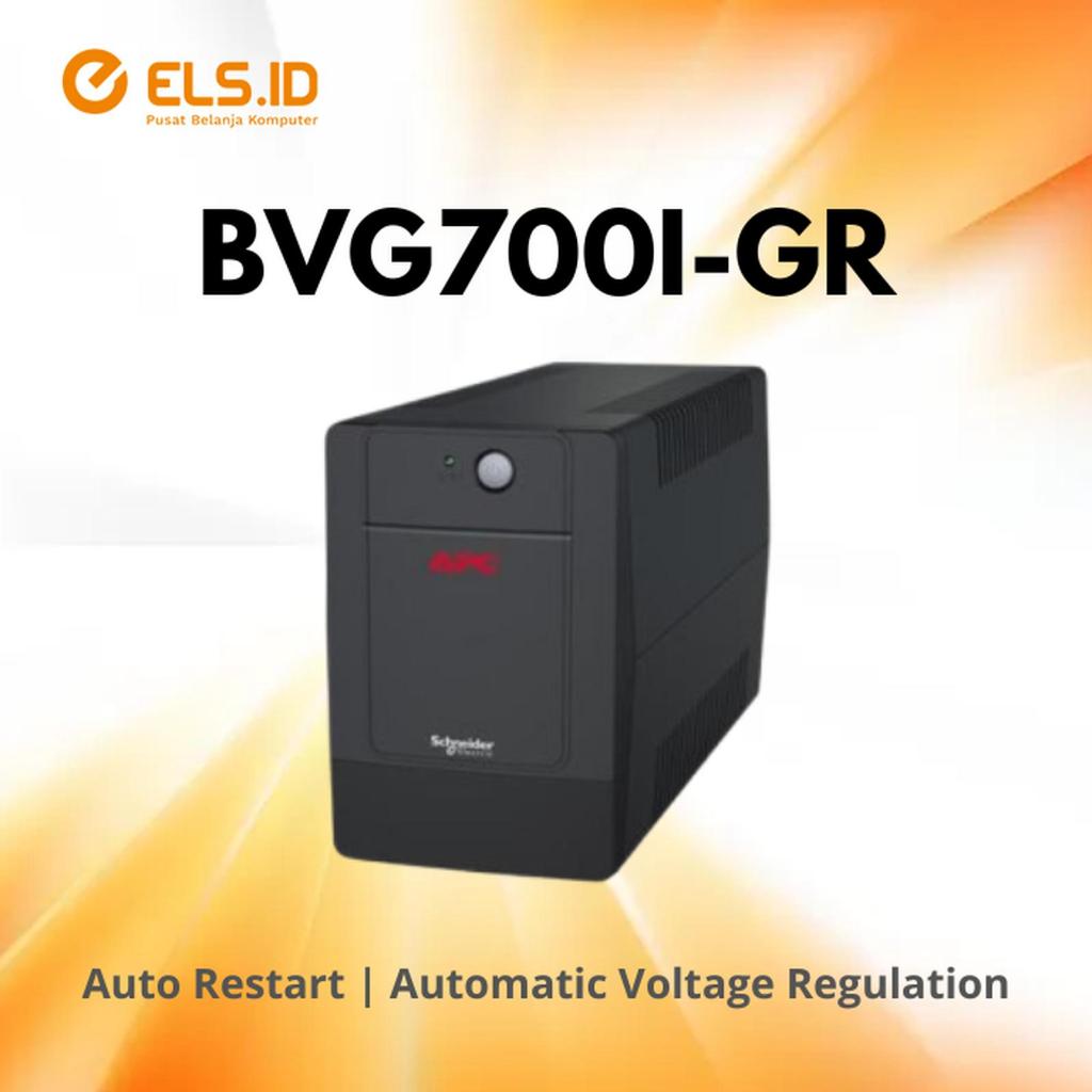 APC UPS BVG700I-GR 700VA AVR 230V Original Schneider – Stabilizer + Backup Power