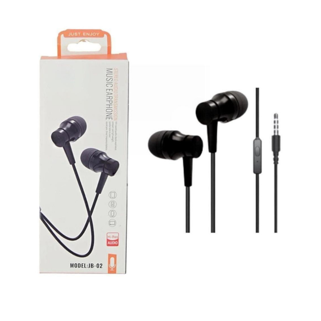 Headset JB-02 Earphone Handsfree JB02 Earphone Hansfree JB-02