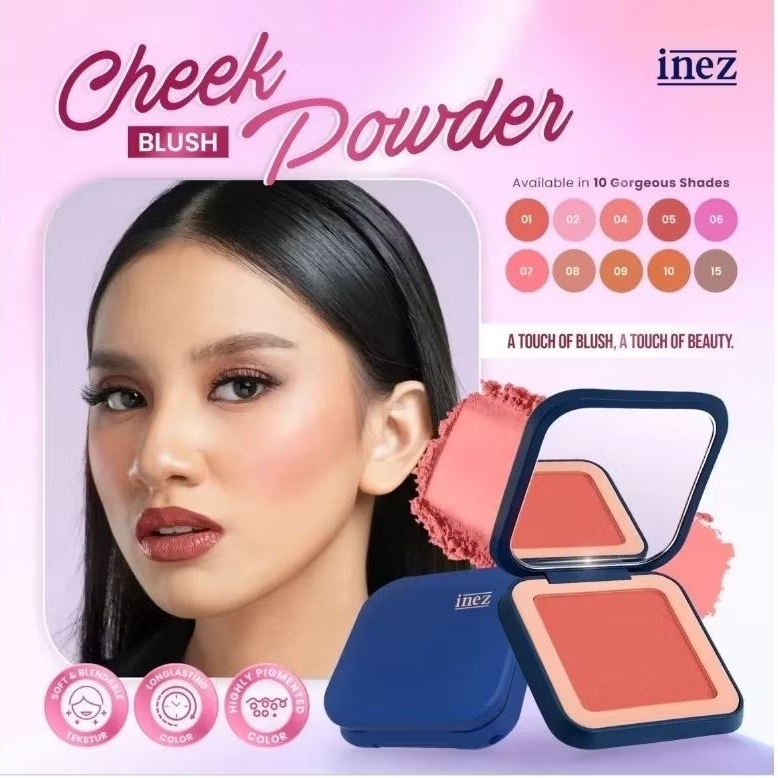 Inez Cheek Blush Powder Persian Rose