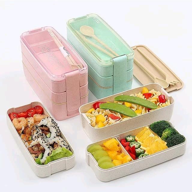 KOTAK MAKAN BENTO LUNCH BOX SUSUN SUSUN 3