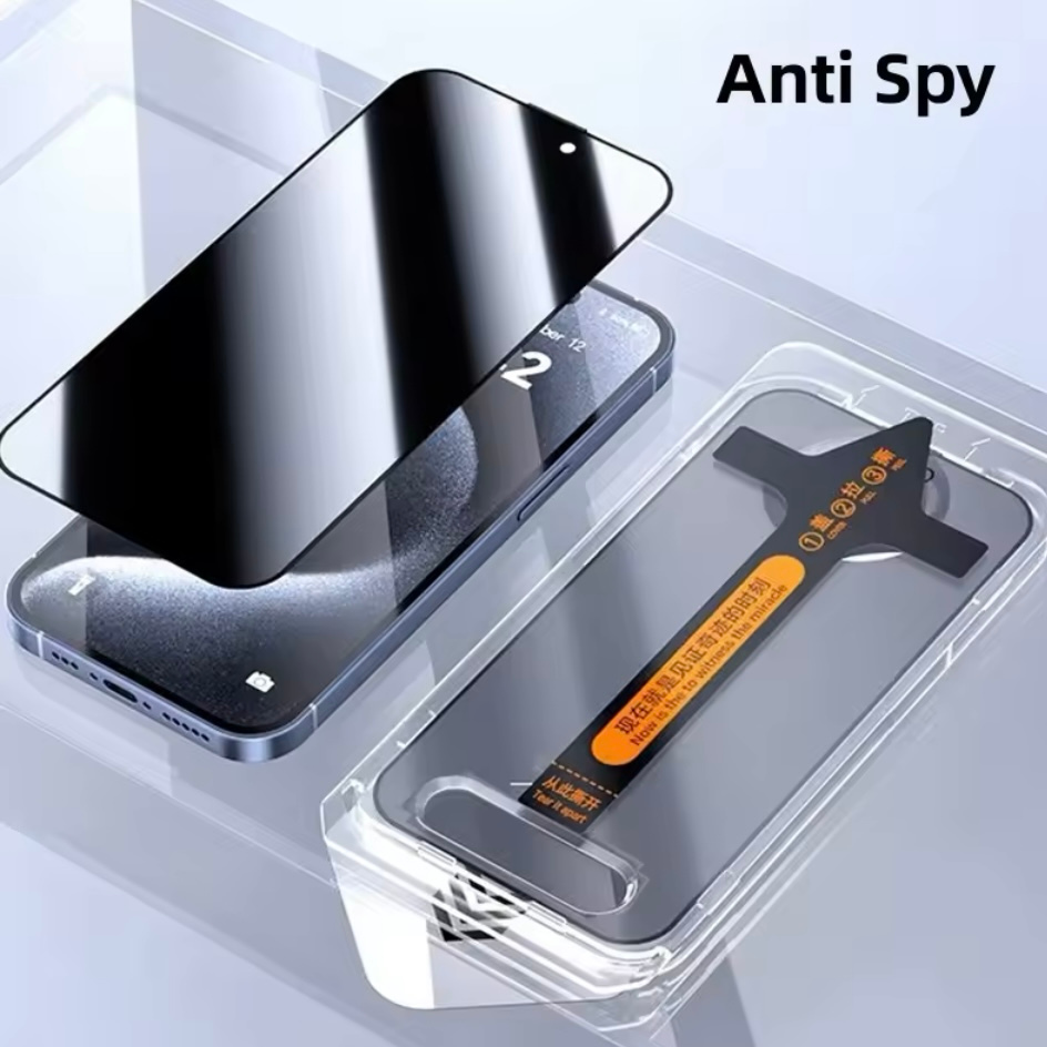 Tempered Glass Layar iPhone Magic ULTRA G-RILA Screen Fit dengan Perlindungan Anti-Spy