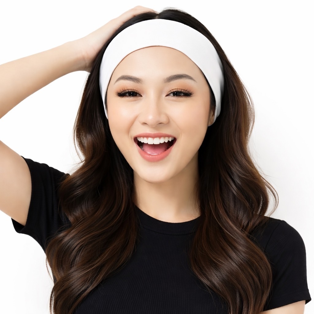Bandana Headband Wanita Korea Headband Sport Super Premium Bandana Wanita Sport