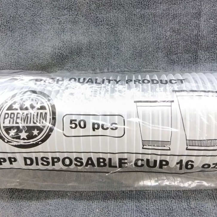 16OZ PREMIUM PRIMA CUP GELAS 16OZ TEBAL ( 1 BKS )