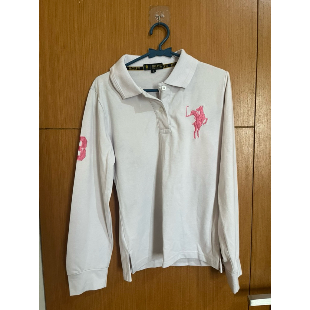 ORI POLO INDONESIA PLCLXVII - Polo Shirt Wanita - Polo Shirt Lengan Panjang Logo Besar 5006 Atasan B