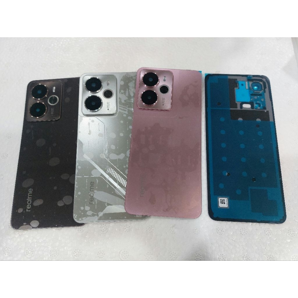 REALME 14 BACKDOOR BACK CASING TUTUP BATERAI COVER BELAKANG HP PLUS RING KACA KAMERA