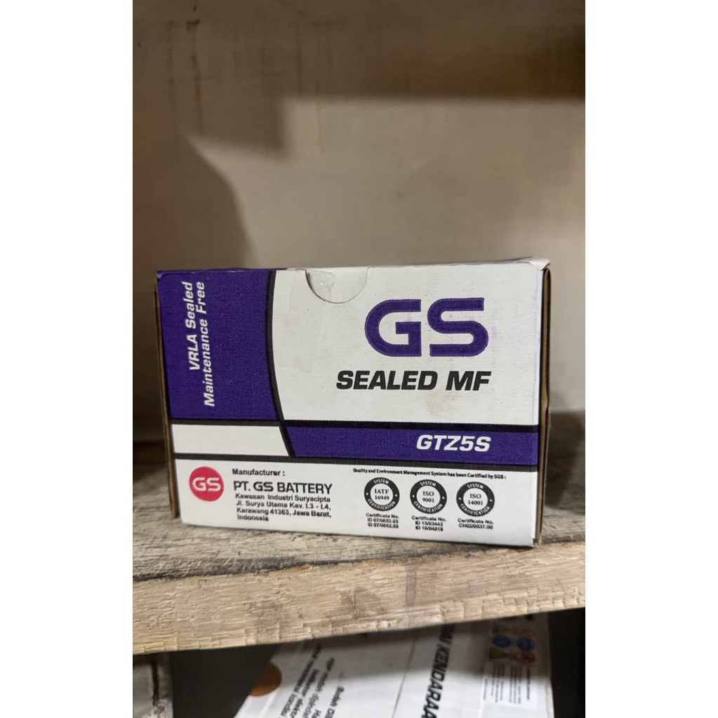 Aki Motor GS Astra GTZ5S Beat Injection Beat Karbu Supra X125 Karisma