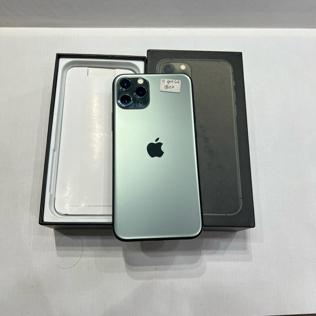 iphone 11 pro 64gb resmi ibox kondisi mulus terawat fungsional normal