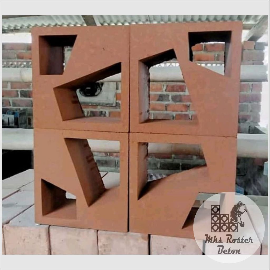 Roster Beton Minimalis 20x20 - Loster Lubang Angin Ventilasi Rumah