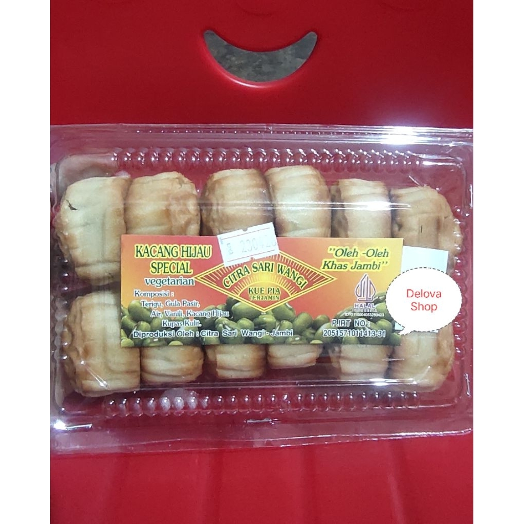 Kue Pia Kacang Hijau Special Vegetarian/Kue Pia Citra Sari Wangi/Oleh-oleh Khas Jambi