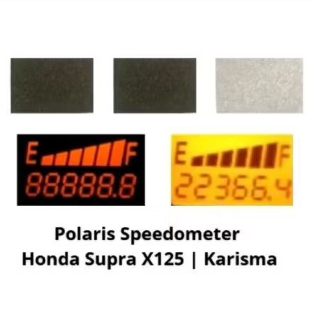 Polarizer LCD Speedometer  SupraX125,Karisma,Shogun SP125 [ Solusi Sunburn ]