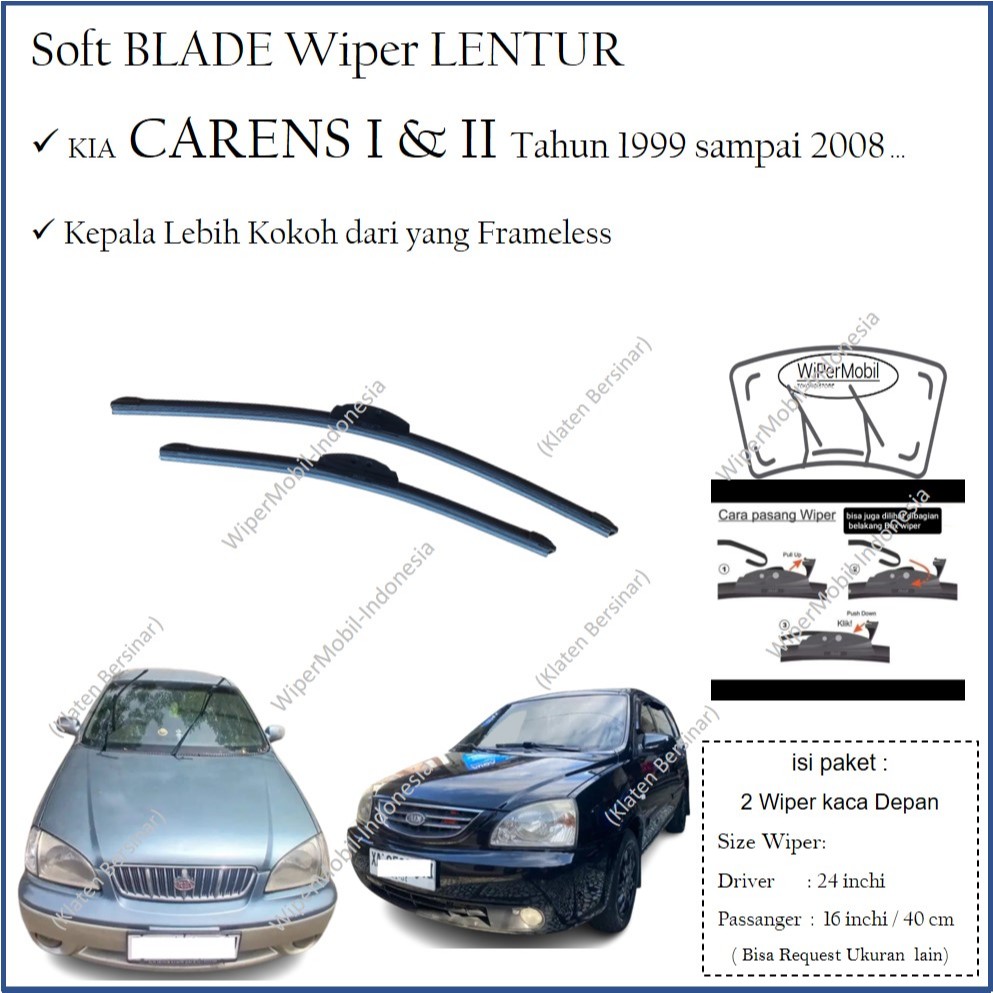 Soft Wiper KIA Carens 1999 2000 2001 2002